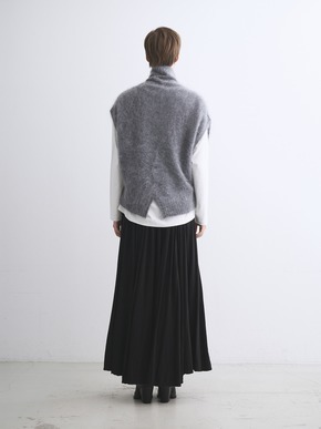 Fur cashmere vest 詳細画像