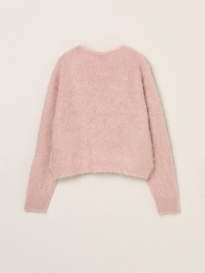 Fur cashmere pullover 詳細画像