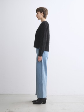 Fur cashmere pullover 詳細画像