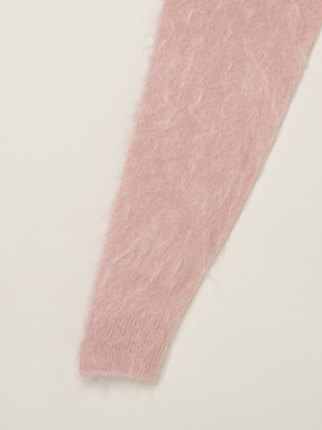 Fur cashmere pullover 詳細画像