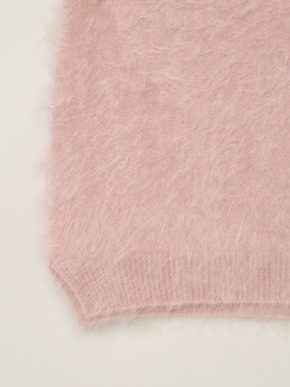 Fur cashmere pullover 詳細画像