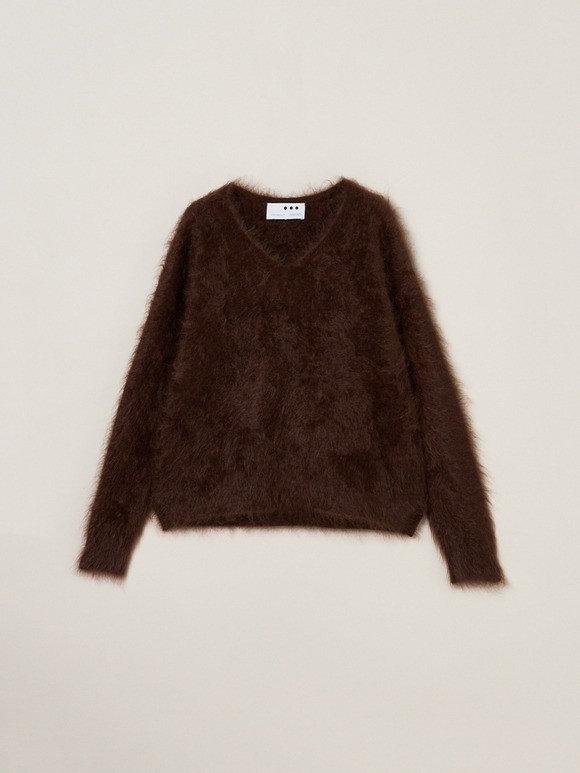 Fur cashmere pullover