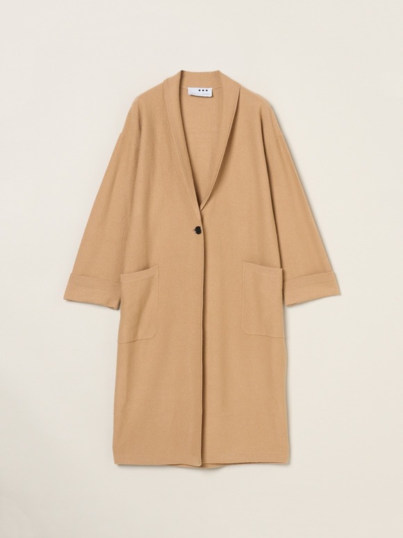 Felt sweater coat cardigan