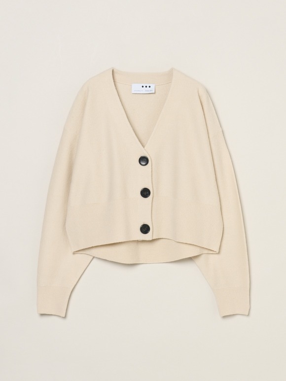 Felt sweater cardigan