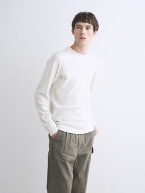 Men's herringbone terry sweat 詳細画像