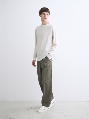 Men's herringbone terry sweat 詳細画像
