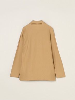 Men's herringbone terry cardigan 詳細画像