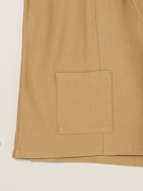 Men's herringbone terry cardigan 詳細画像