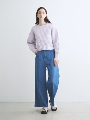 Spongy smooth popcorn pullover 詳細画像