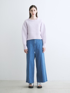 Spongy smooth popcorn pullover 詳細画像