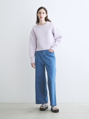 Spongy smooth popcorn pullover 詳細画像