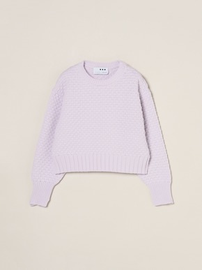 Spongy smooth popcorn pullover 詳細画像