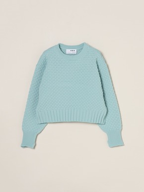 Spongy smooth popcorn pullover 詳細画像