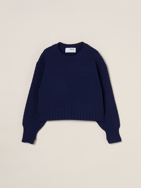 Spongy smooth popcorn pullover 詳細画像