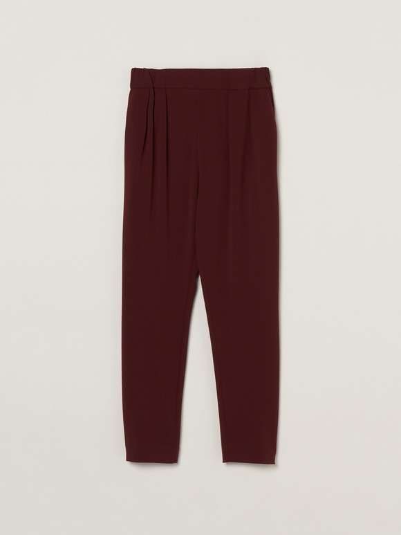 Matte stretch ponte 2tuck pant