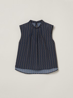 Dry twill tie brouse 詳細画像