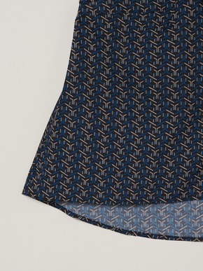 Dry twill tie brouse 詳細画像