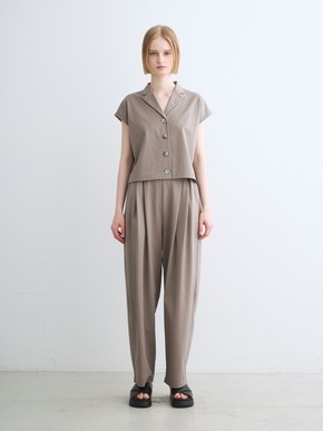 Silky cotton light gillet 詳細画像