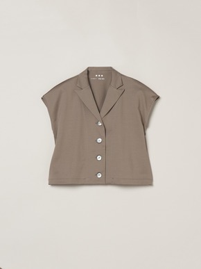 Silky cotton light gillet 詳細画像