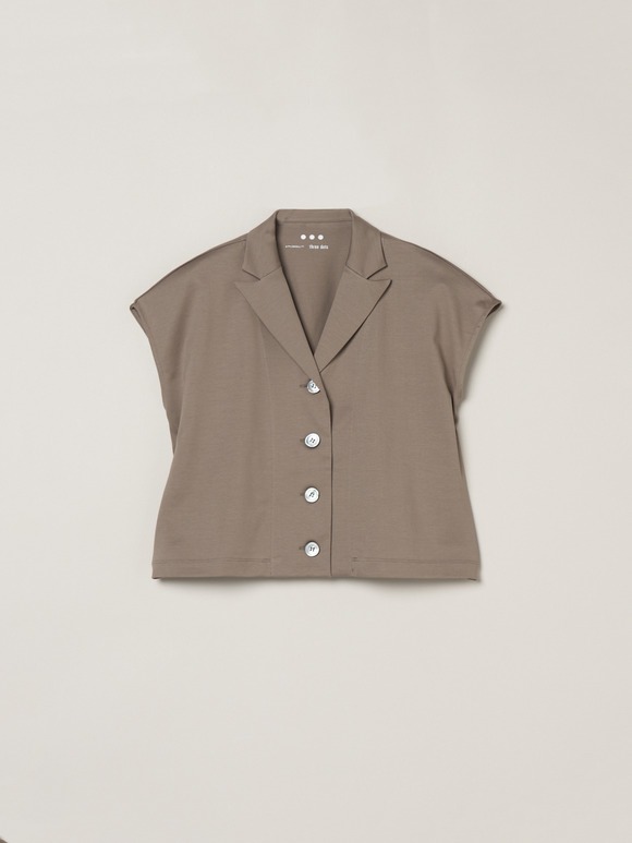 Silky cotton light gillet