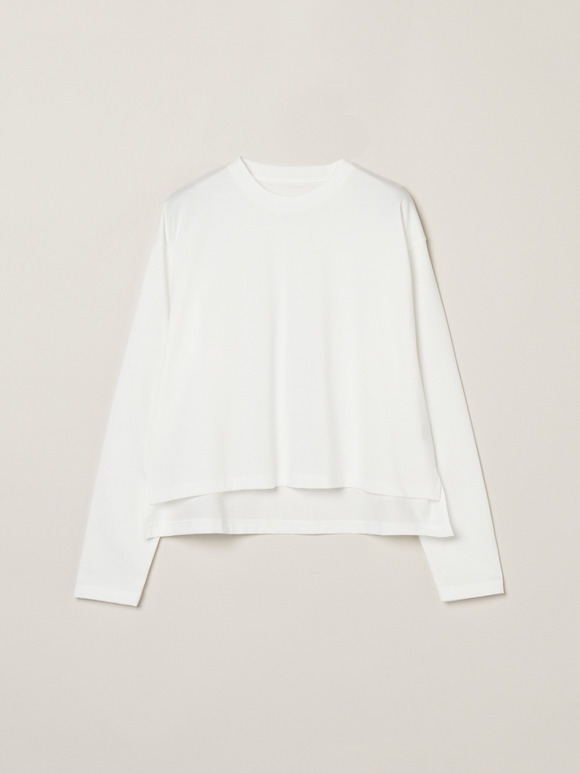 Silky cotton light l/s tee