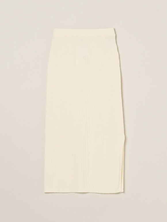 Wool outfit nallow skirt