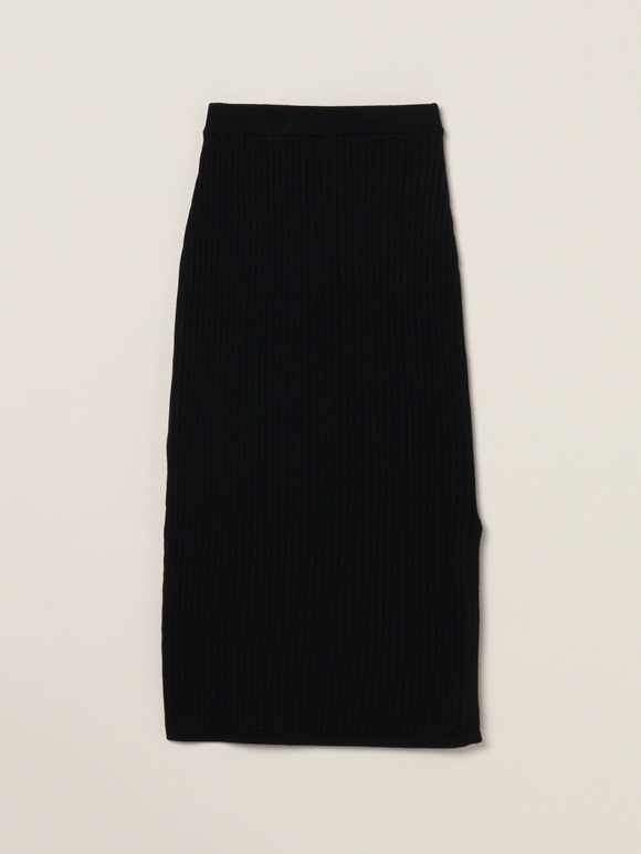 Wool outfit nallow skirt