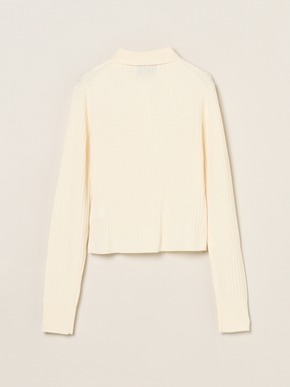 Wool outfit polo cardigan 詳細画像