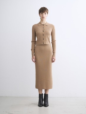 Wool outfit polo cardigan 詳細画像