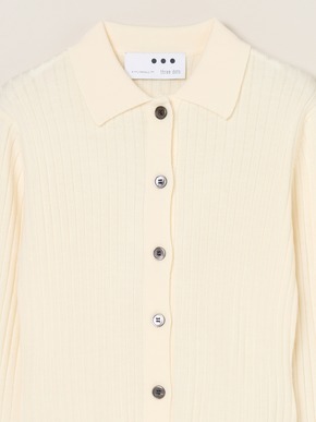 Wool outfit polo cardigan 詳細画像