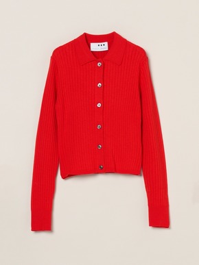 Wool outfit polo cardigan 詳細画像