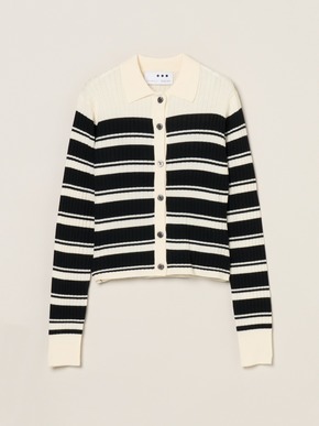 Wool outfit polo cardigan 詳細画像
