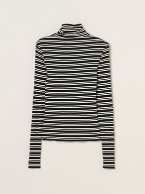 Silk cashmere tee turtle neck 詳細画像