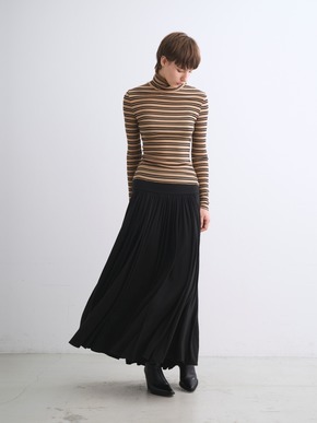 Silk cashmere tee turtle neck 詳細画像