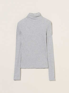 Silk cashmere tee turtle neck 詳細画像