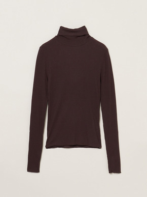 Silk cashmere tee turtle neck 詳細画像
