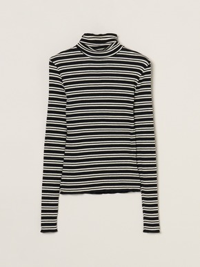 Silk cashmere tee turtle neck 詳細画像
