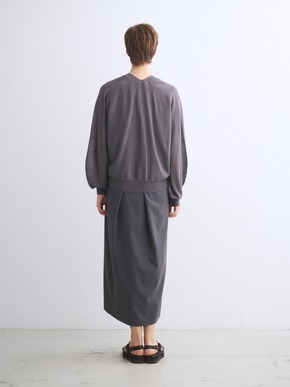 Drycotton whole garment cardigan 詳細画像