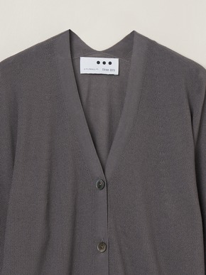 Drycotton whole garment cardigan 詳細画像
