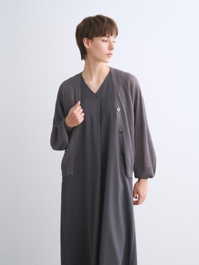 Drycotton whole garment cardigan 詳細画像