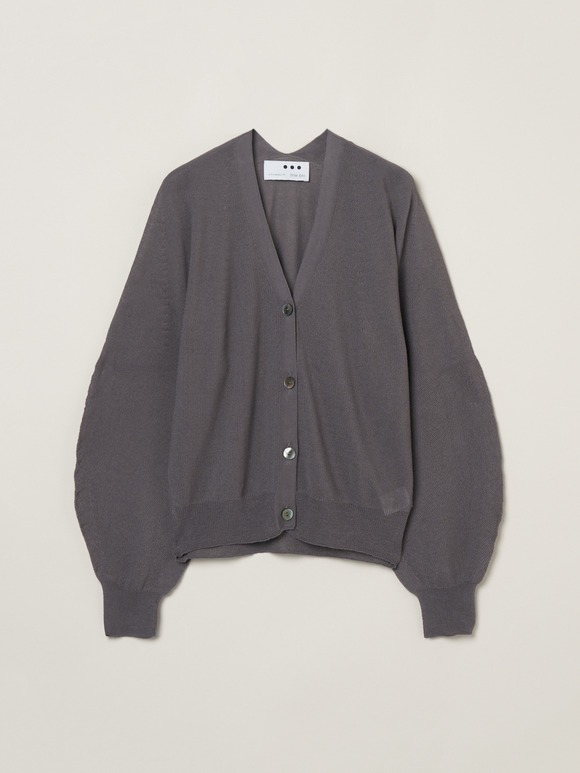 Drycotton whole garment cardigan