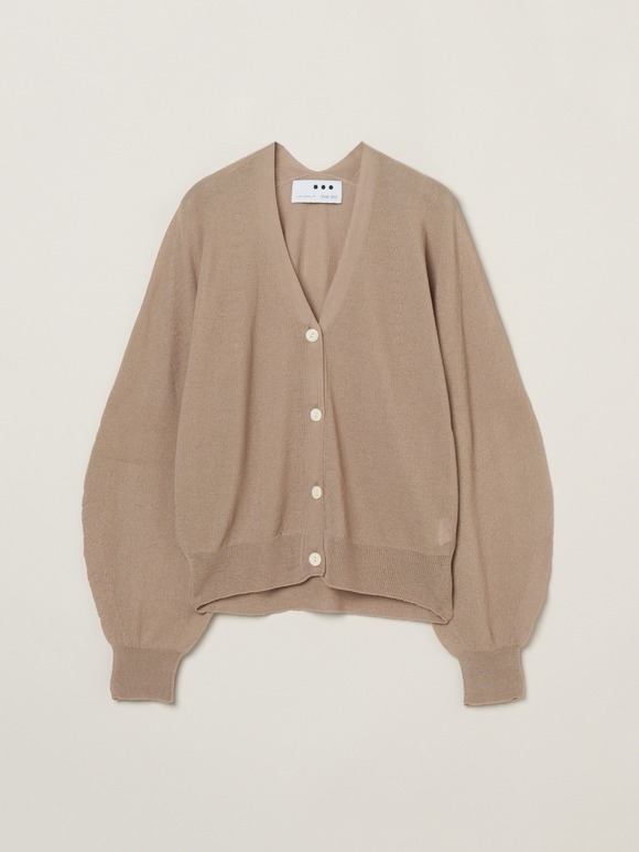 Drycotton whole garment cardigan