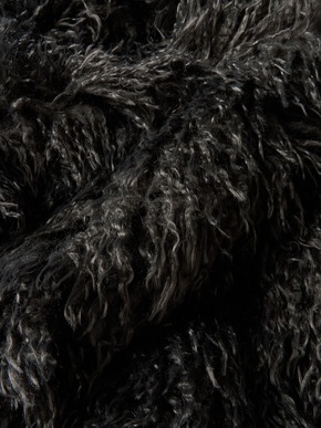 Wavy fur half sleeve jacket 詳細画像