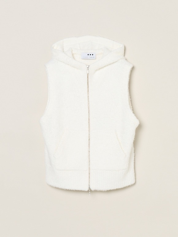 Feather wool vest
