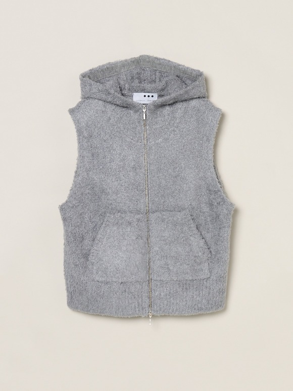 Feather wool vest