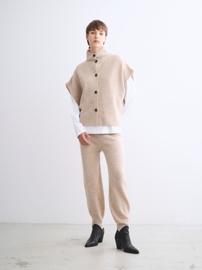 Wool cashmere button vest 詳細画像