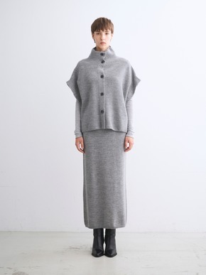 Wool cashmere button vest 詳細画像