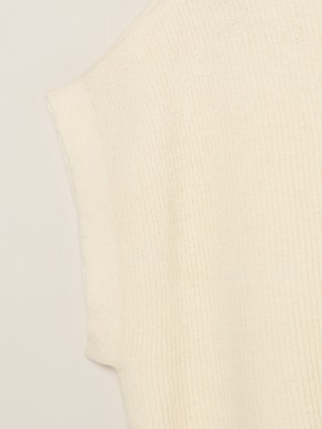 Wool cashmere button vest 詳細画像