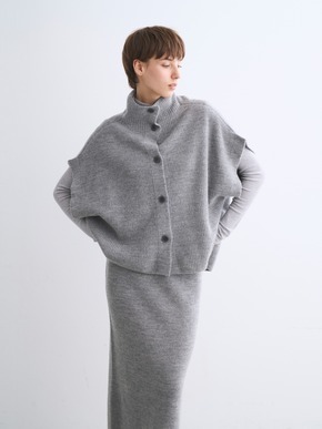 Wool cashmere button vest 詳細画像