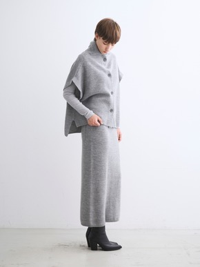 Wool cashmere button vest 詳細画像